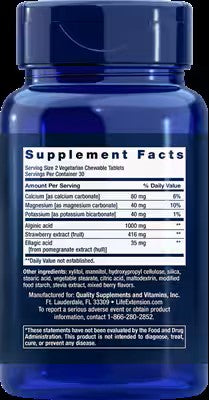 Esophageal Guardian Natural Berry Flavor 60 Chewable Tablets