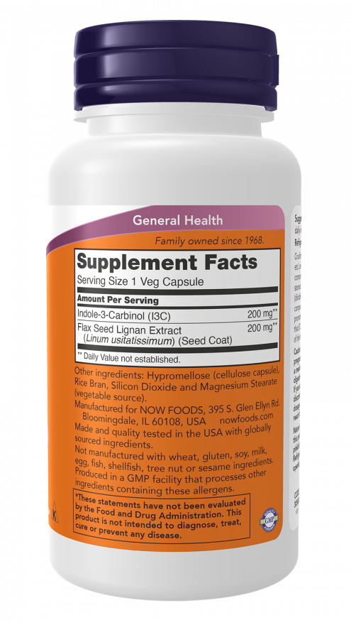 Indole-3-Carbinol I3C 200 mg 60 Veg Capsules