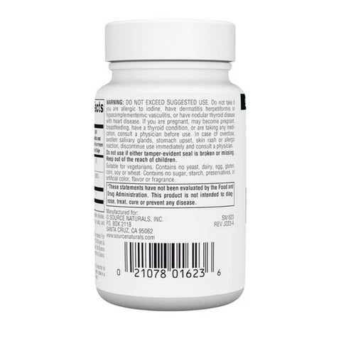 Potassium Iodide 32.5 mg - 60 Tablets by Source Naturals