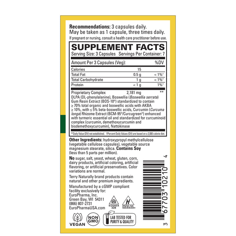 Terry Naturally Curamin 21 Capsules