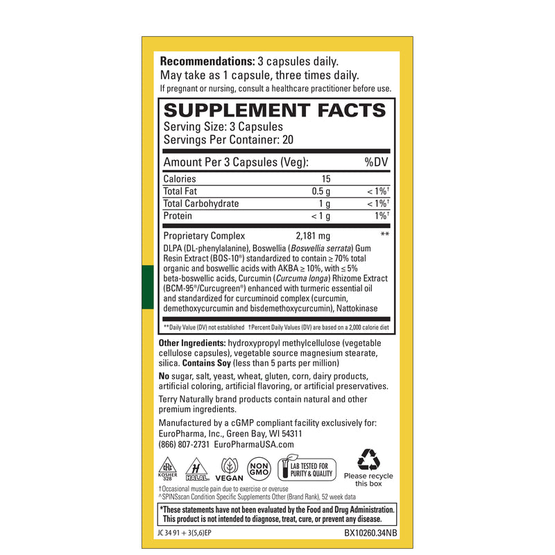 Terry Naturally Curamin 60 Capsules