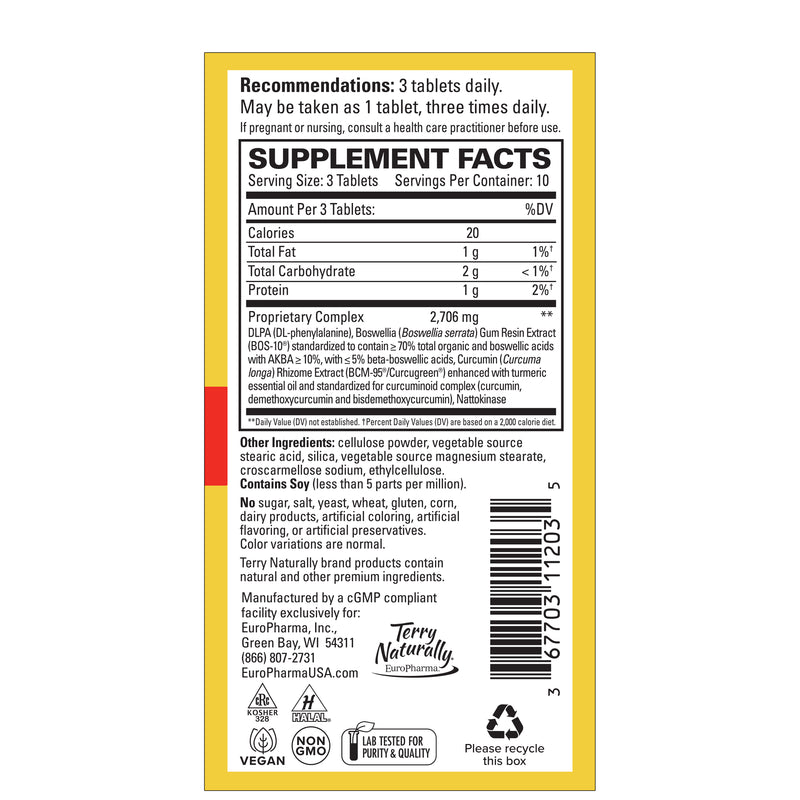 Terry Naturally Curamin Extra Strength 30 Tablets