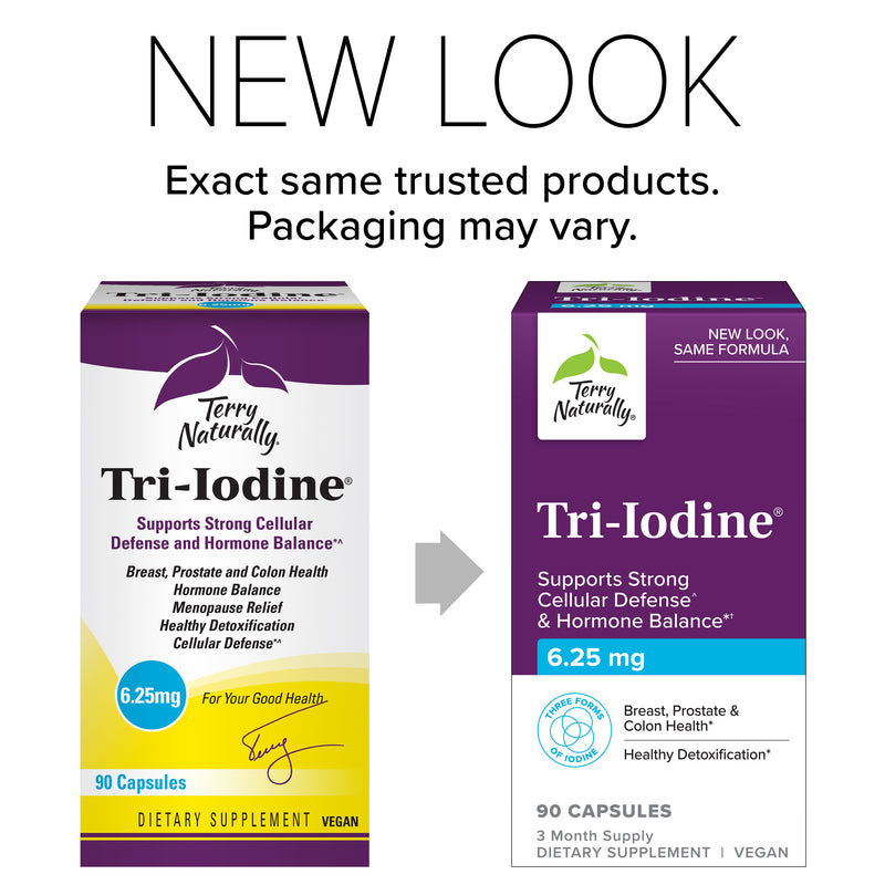 Terry Naturally Tri-Iodine 6.25 mg 90 Capsules