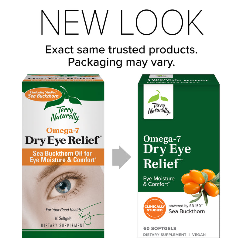 Terry Naturally Omega7 Eye Relief 60 Softgels