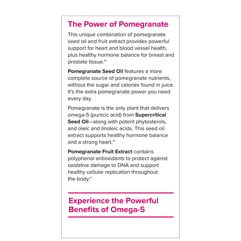 Terry Naturally Pomegranate Seed Oil (PomXtra) 60 Softgels