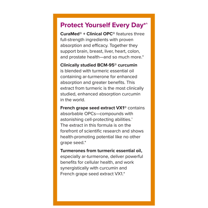 Terry Naturally (CuraMed +Clinical OPC) BCM 95 + OPC 60 Softgels
