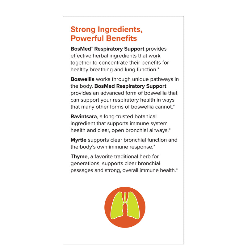 Terry Naturally BosMed Respiratory Support 60 Softgels