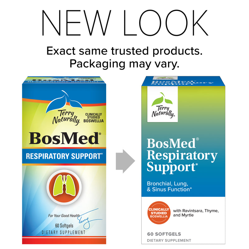 Terry Naturally BosMed Respiratory Support 60 Softgels