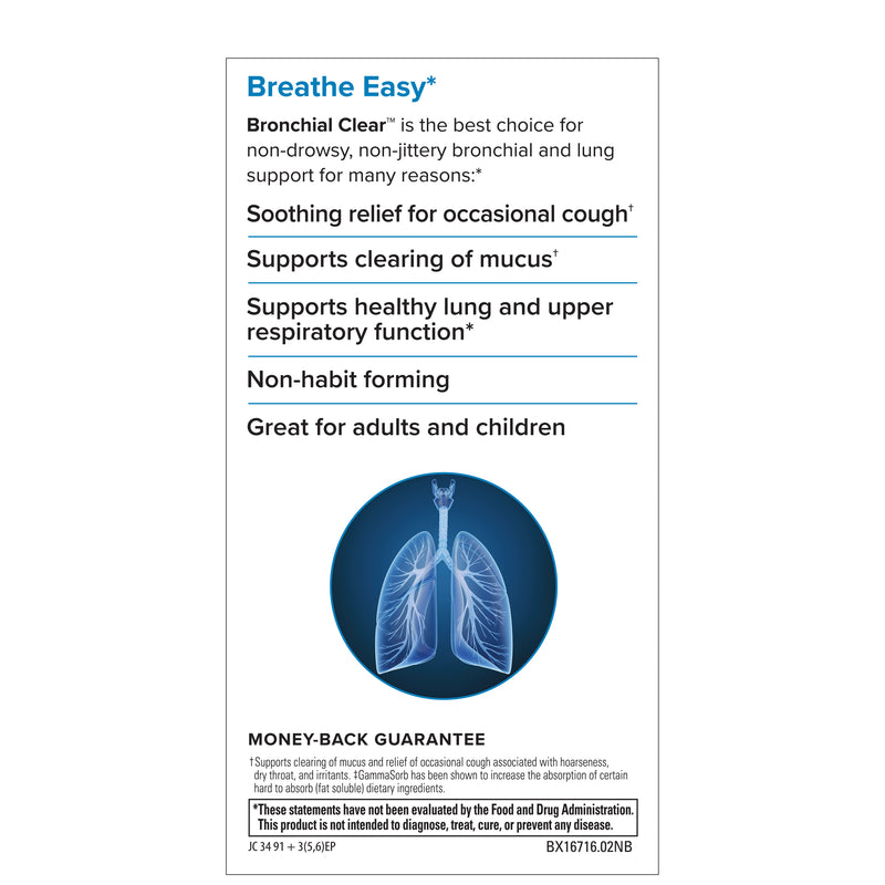 Bronchial Clear Ivy Leaf Extract 60 Chewable Tablets