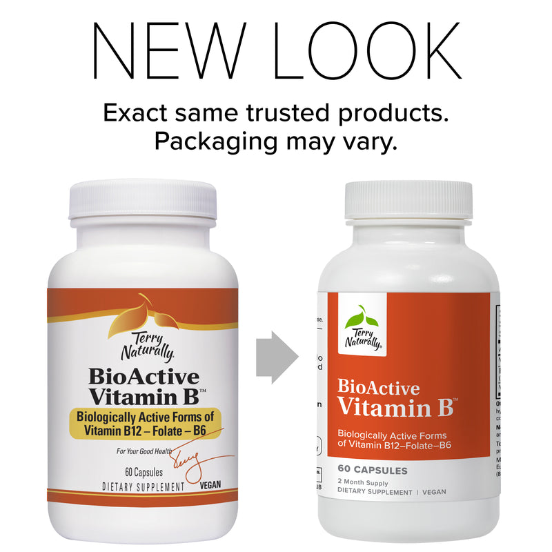 Terry Naturally BioActive Vitamin B 60 Capsules