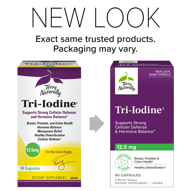 Terry Naturally Tri-Iodine 12.5 mg 90 Capsules