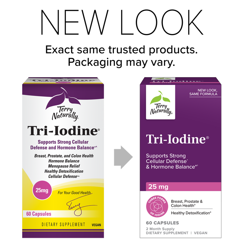 Terry Naturally Tri-Iodine 25 mg 60 Capsules
