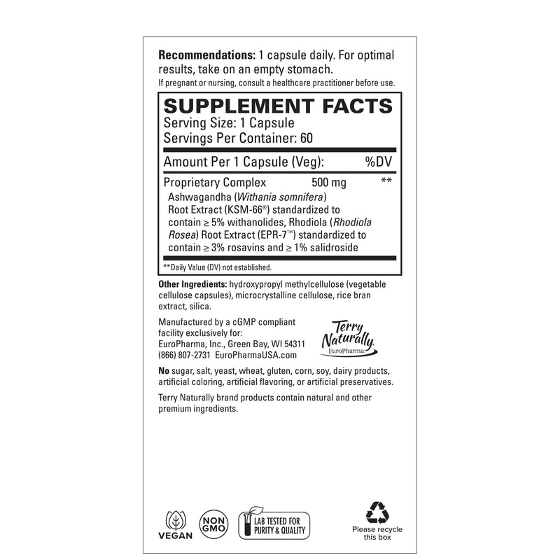 Terry Naturally Adaptra 60 Capsules