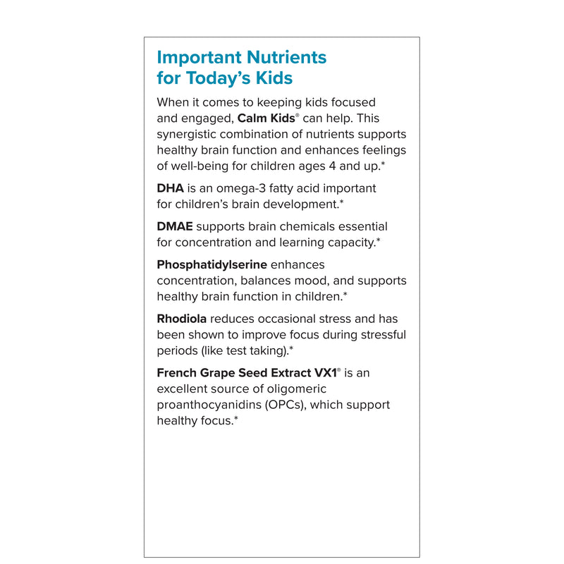 Terry Naturally Calm Kids 60 Capsules