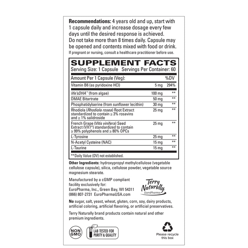 Terry Naturally Calm Kids 60 Capsules