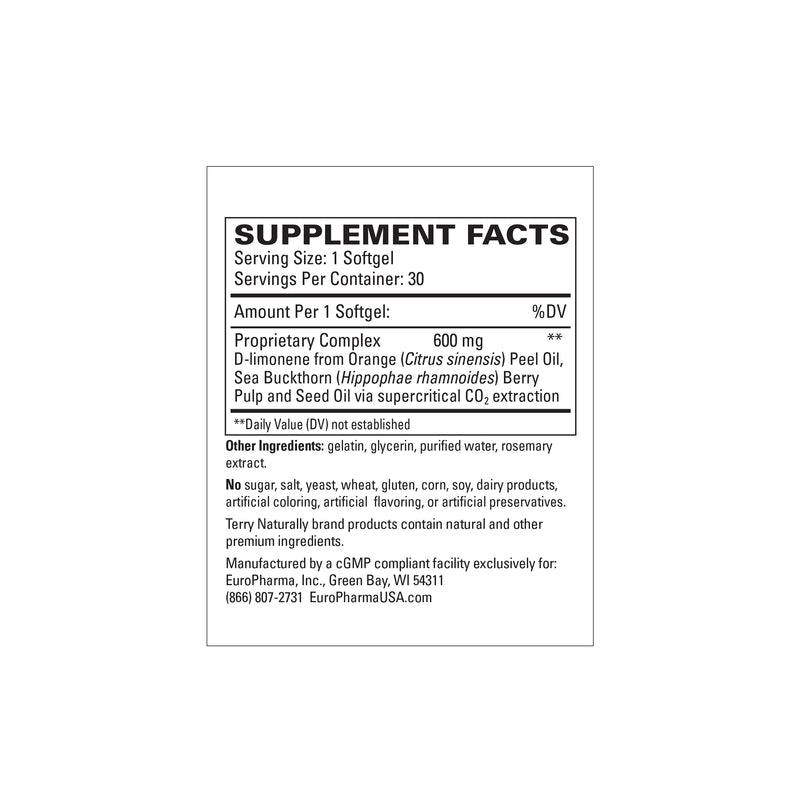 Terry Naturally Advanced Heartburn Rescue 30 Softgels