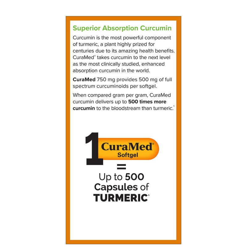 Terry Naturally CuraMed 750 mg 120 Softgels