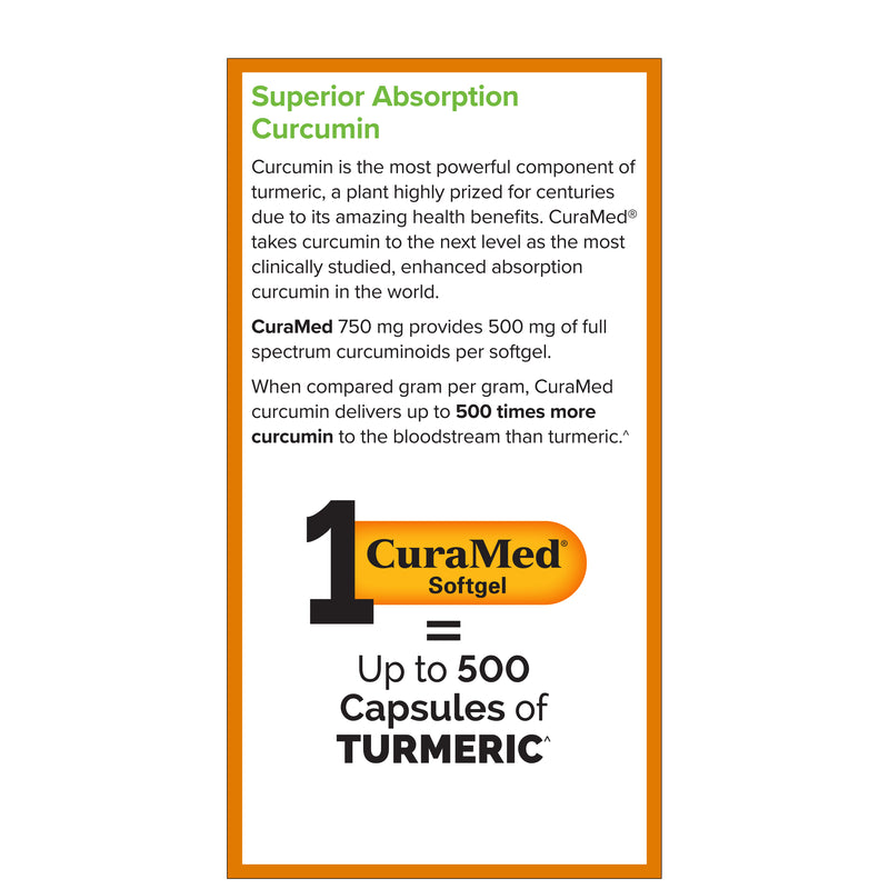 Terry Naturally CuraMed 750 mg 60 Softgels