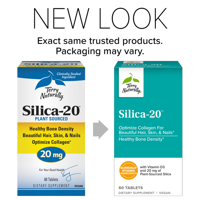 Terry Naturally Silica-20 60 Tablets
