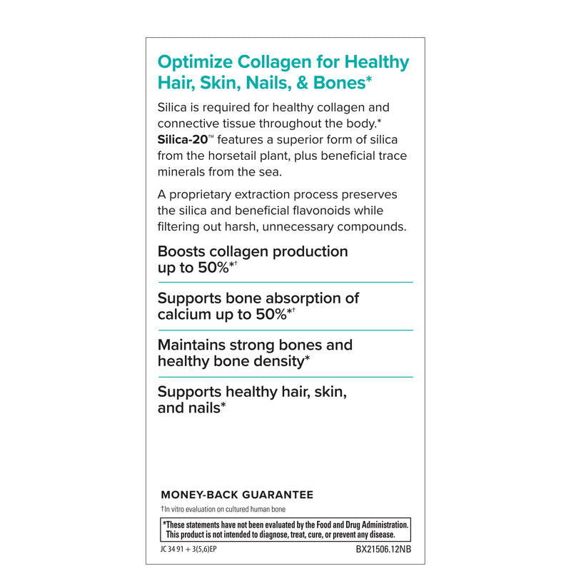 Terry Naturally Silica-20 60 Tablets