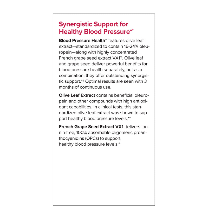 Terry Naturally Blood Pressure Health 60 Capsules