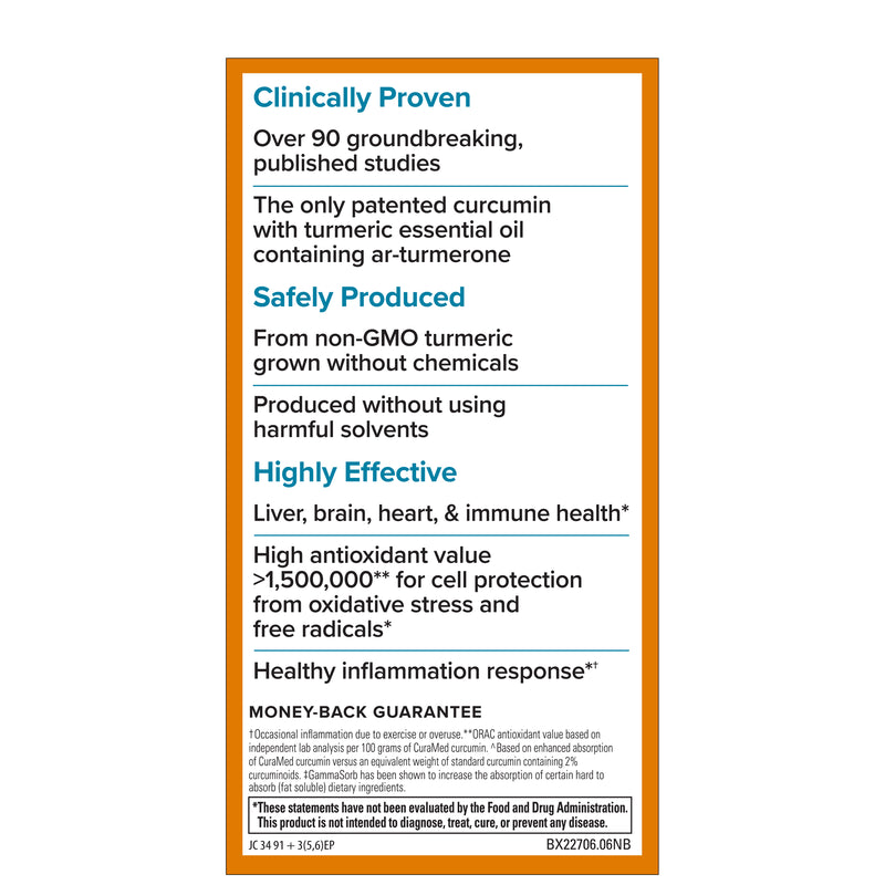 CuraMed 100 mg 60 Chewable Tablets by Terry Naturally