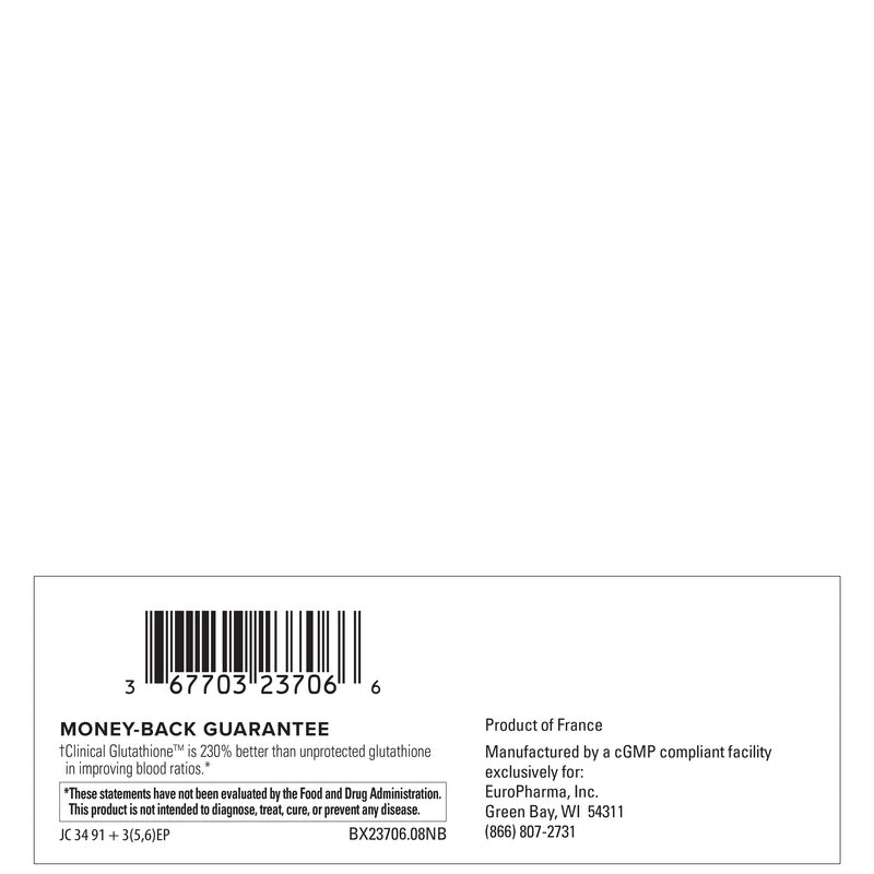 Terry Naturally Clinical Glutathione 60 Slow-Melt Tablets