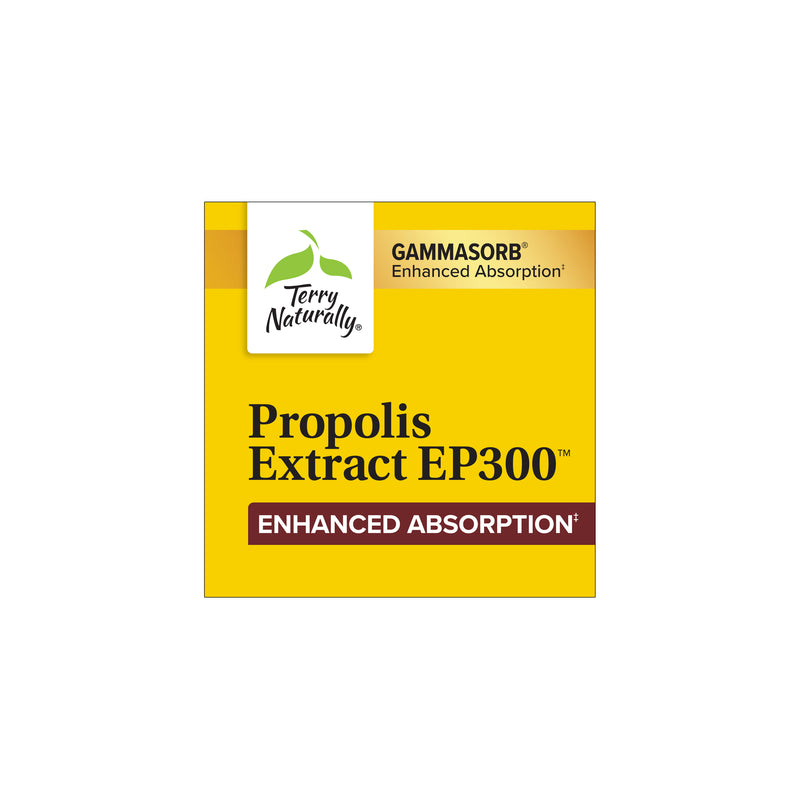 Terry Naturally Propolis Extract EP300, 60 Chewable Tablets