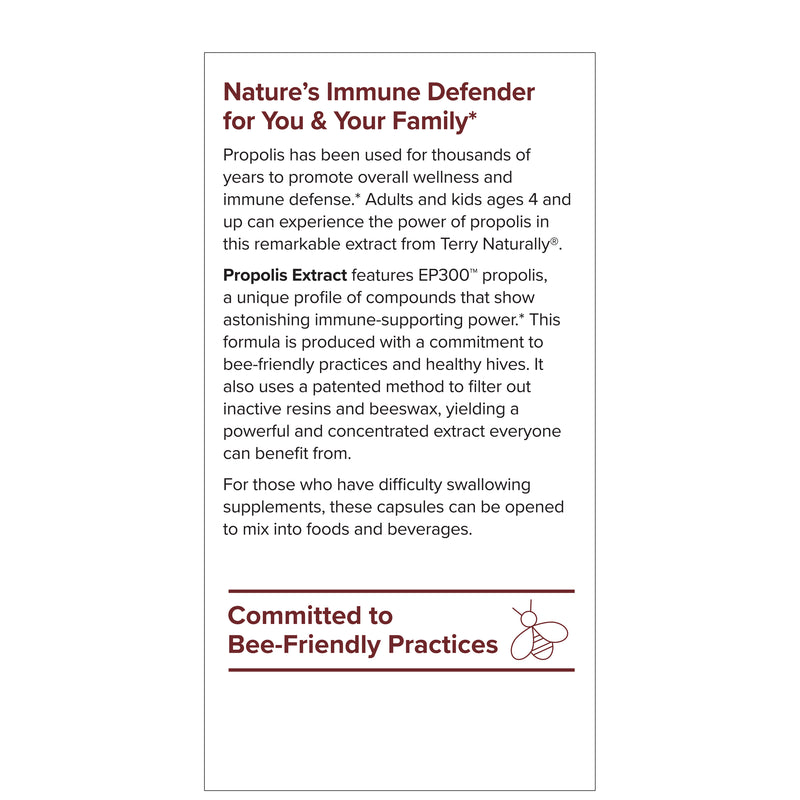 Terry Naturally Propolis Extract 60 Capsules