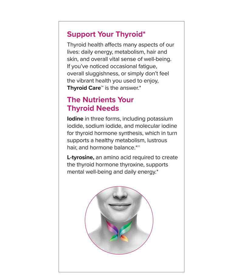 Terry Naturally Thyroid Care 120 Capsules