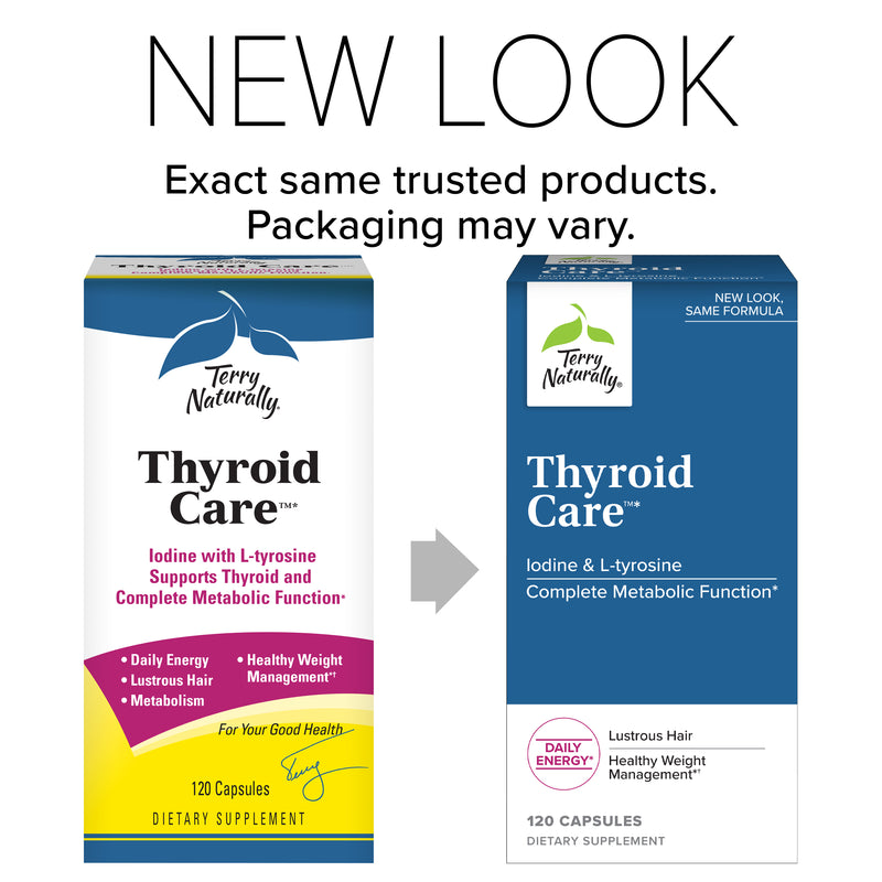 Terry Naturally Thyroid Care 120 Capsules