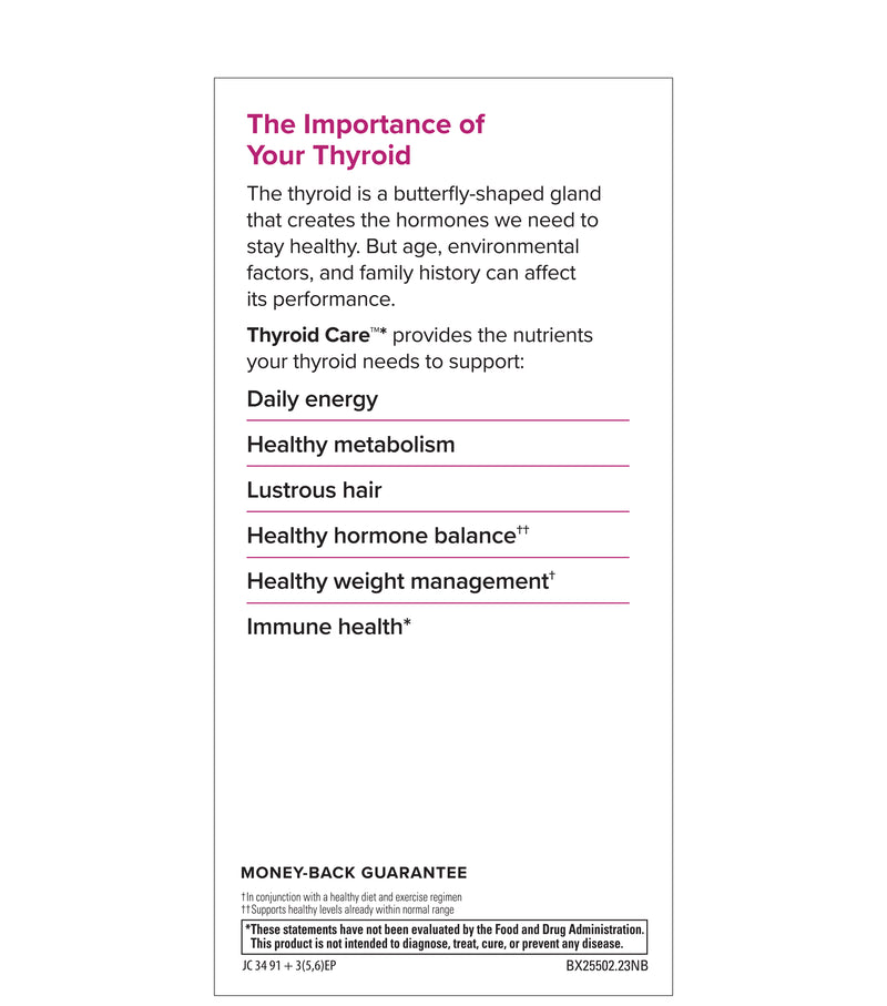 Terry Naturally Thyroid Care 120 Capsules