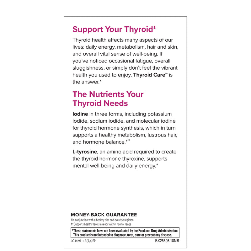 Terry Naturally Thyroid Care 60 Capsules