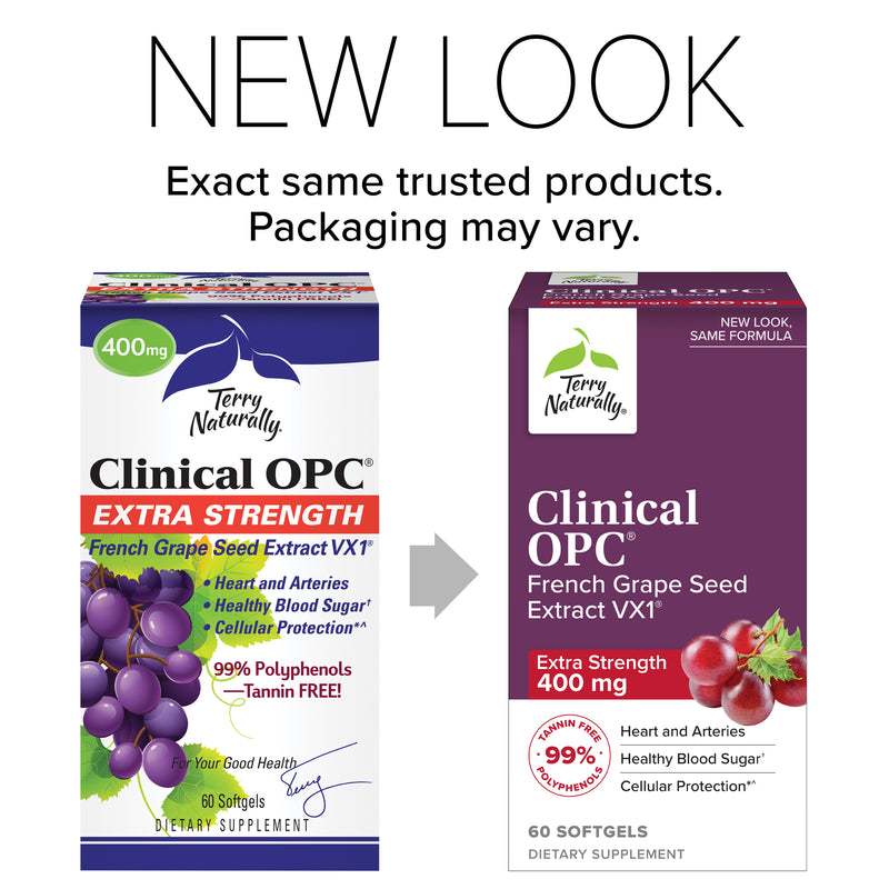 Terry Naturally Clinical OPC Extra Strength 400 mg 60 Softgels