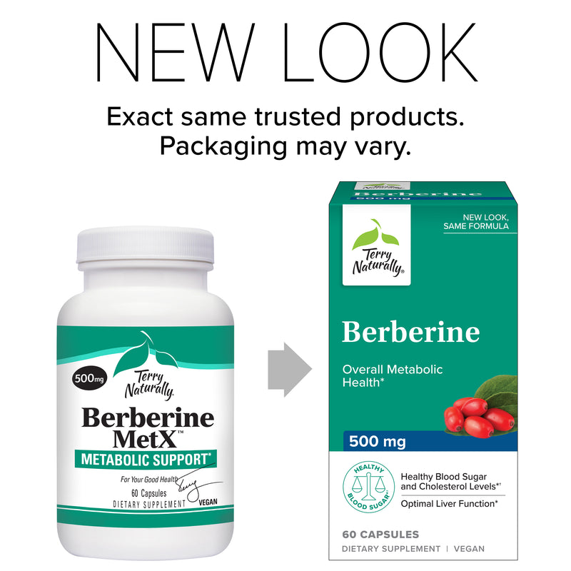 Terry Naturally Berberine 500 mg, 60 Capsules, by Europharma