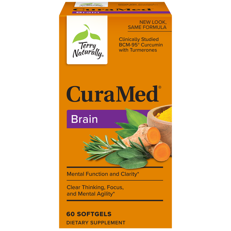 Terry Naturally CuraMed Brain 60 Softgels by EuroPharma