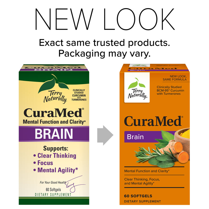 Terry Naturally CuraMed Brain 60 Softgels by EuroPharma