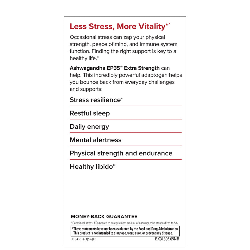 Ashwagandha EP35 Extra Strength 60 Caps