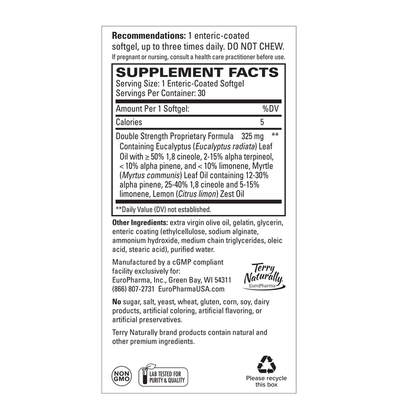 Terry Naturally SinuCare Extra Strength 30 Softgels