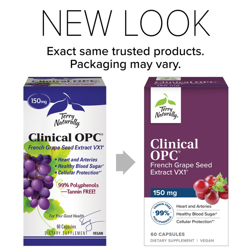 Terry Naturally Clinical OPC 150 mg 60 Capsules