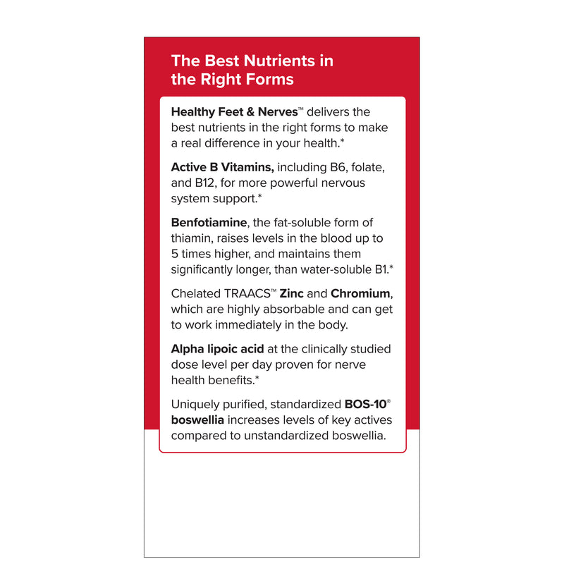 Terry Naturally Healthy Feet & Nerves 120 Capsules