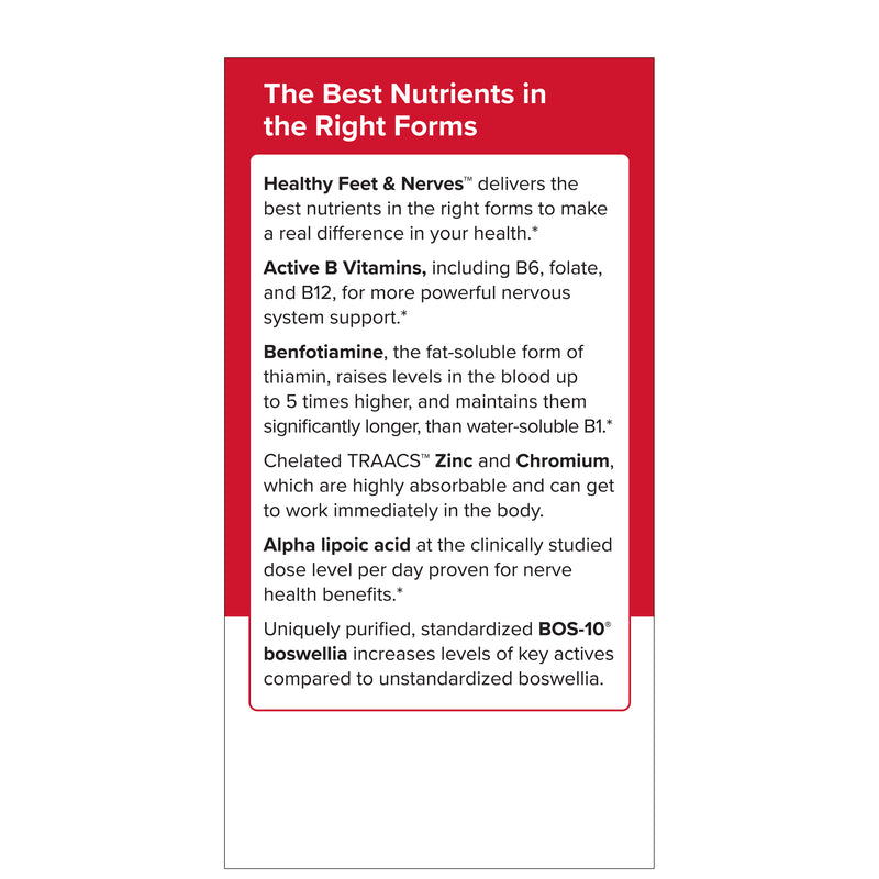 Terry Naturally Healthy Feet & Nerves 60 Capsules