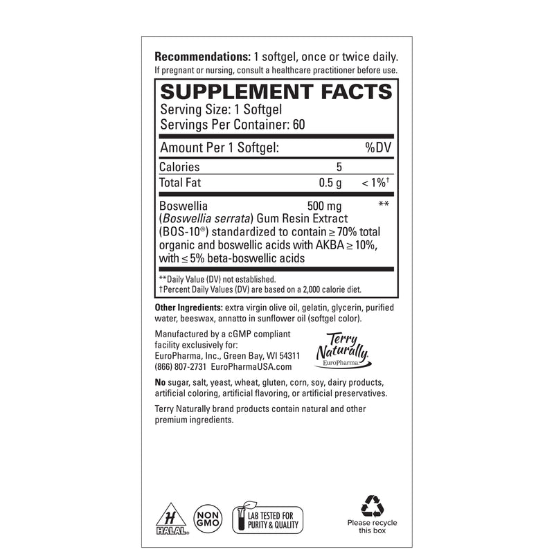 Terry Naturally BosMed 500 60 Softgels