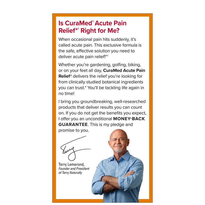 Curamed Acute Pain Relief 60 Liquid Gels