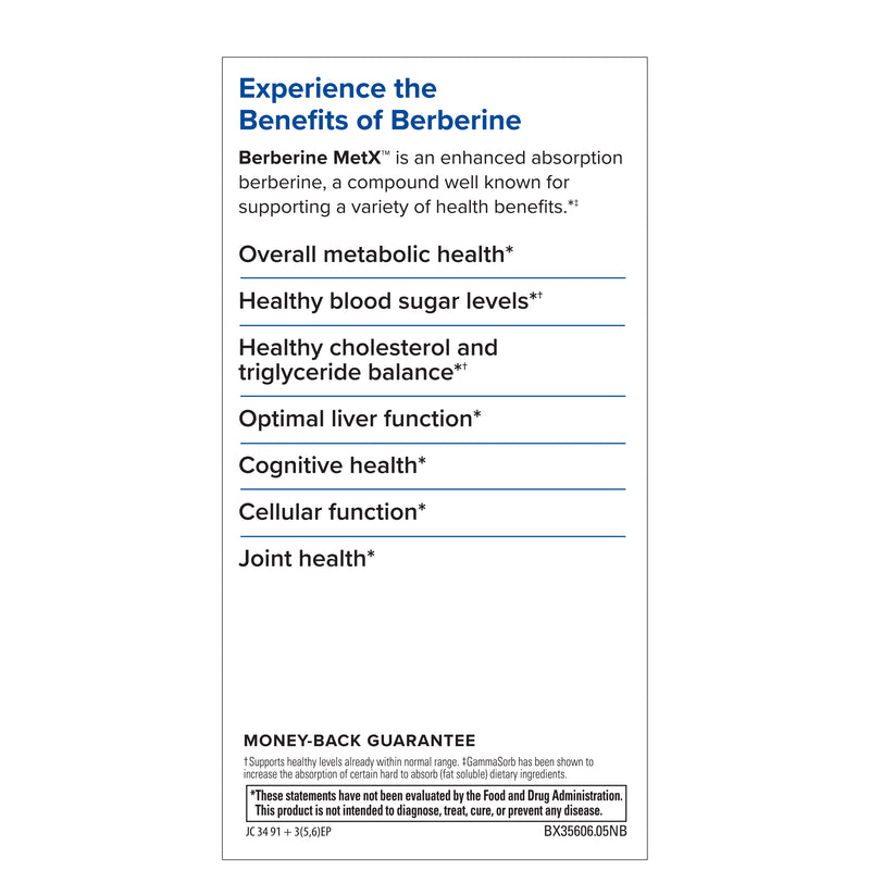 Terry Naturally Berberine MetX™ Extra Strength, 60 Capsules, by Europharma