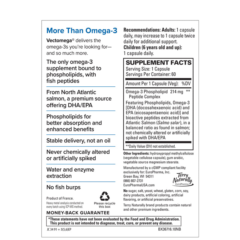 Terry Naturally Vectomega 60 Capsules