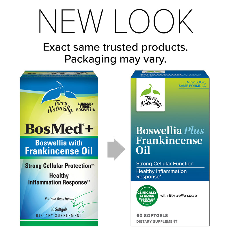 Terry Naturally BosMed + Boswellia with Frankincense Oil 60 Softgels