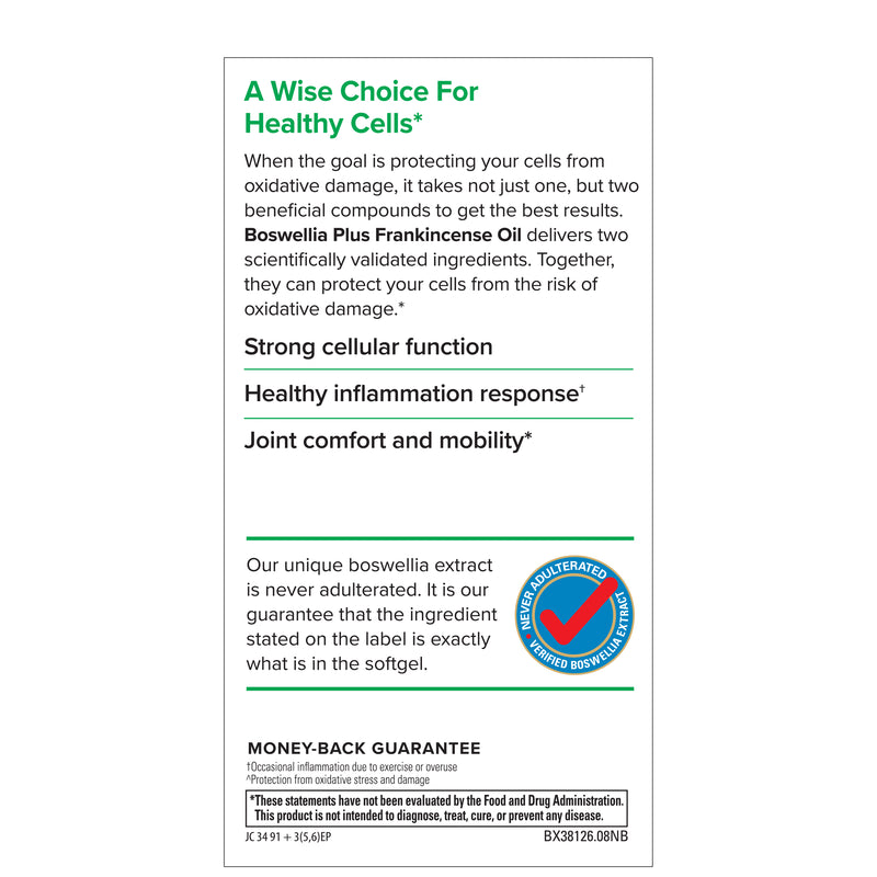 Terry Naturally BosMed + Boswellia with Frankincense Oil 60 Softgels