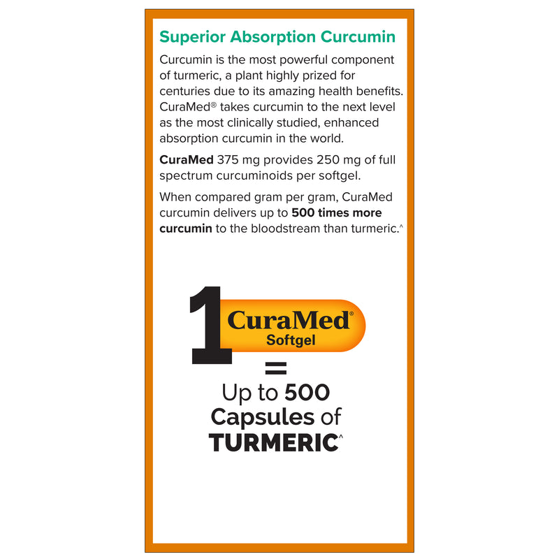 Terry Naturally CuraMed 375 mg 120 Softgels