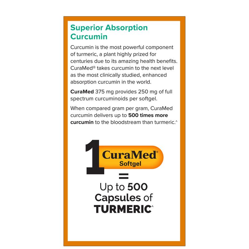 Terry Naturally CuraMed 375 mg 60 Softgels